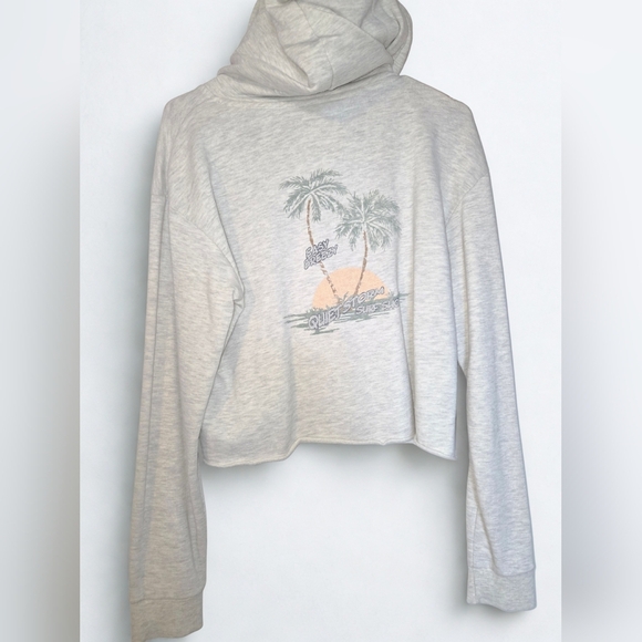 QUIET STORM Cropped Hoodie | Size Large | Like New - Picture 2 of 3